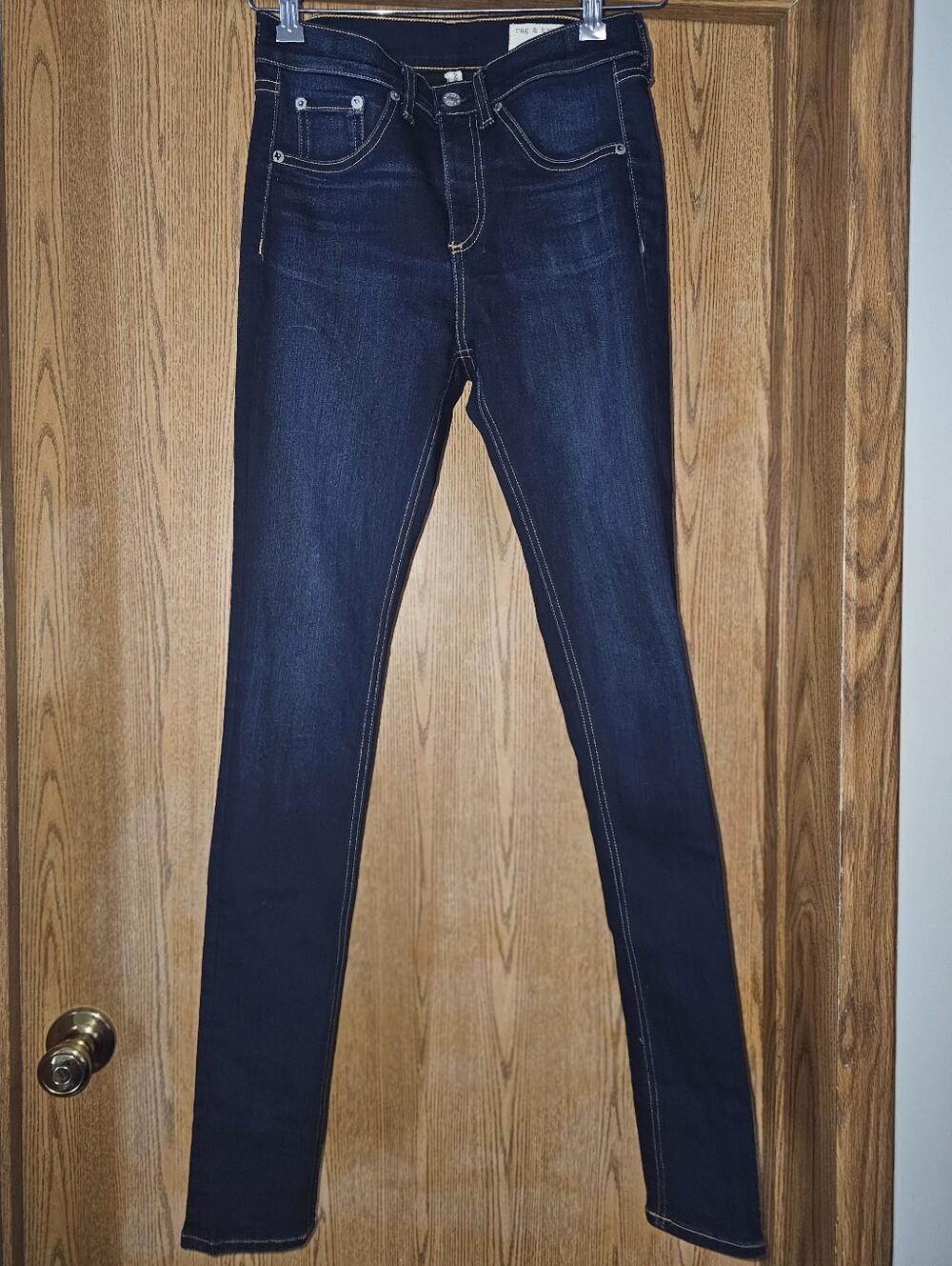 rag & bone Dark Indigo Skinny Jeans